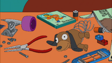 Slinky Dog on The Simpsons