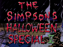 The Simpsons Halloween Special V - Title Card