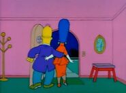 Marge and Homer leave.