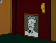 Troy McClure on the pet door