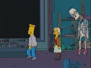 Jenda follows Bart to Professor Frink's old laboratory