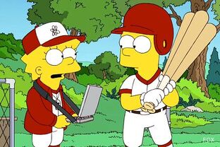 Bart at bat