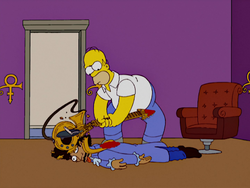 Homer killing Prince