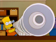 Bart's megaphone prank