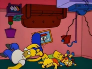 Topsy Turvy couch gag