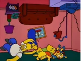 Topsy Turvy couch gag