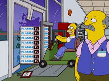 Homer abandonando o Sprawl-Mart