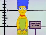 Marge Simpson mug shot