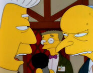 Mr. Burns about to be interviewed by Kent Brockman