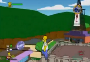 Simpsons Game Springfield