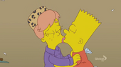 Mary kissing Bart