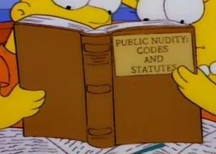Public Nudity: Codes and Statutes | Simpsons Wiki | Fandom