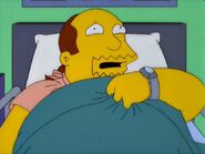 Comic Book Guy after having a heart attack