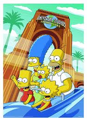 The Simpsons ride Poster