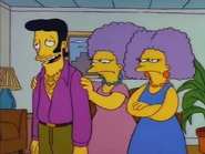 Patty and Selma bring a man named Andre to get Marge to marry him. And it's obvious that they hate Homer.