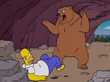 Urso homer ataque 2 caverna