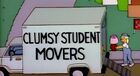 Clumsy Student Movers truck