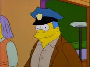 Wiggum somewhat dressed up