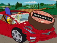 Homer marge lamborghini mortadela