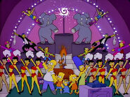 Circus Line couch gag