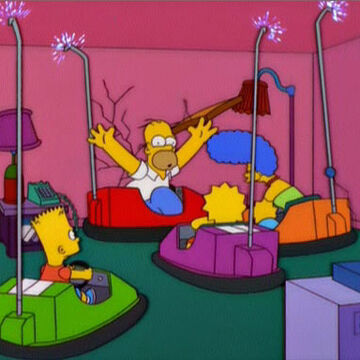 Bumper Cars Couch Gag Simpsons Wiki Fandom