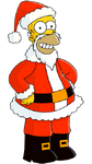 Santa Homer