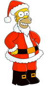 Santa Homer Tapped Out