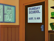 Church sunday school door barts girlfriend