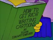 How to get rich writing cartoons book the front