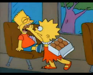 ...and then proceeds to feed Bart that cupcake.