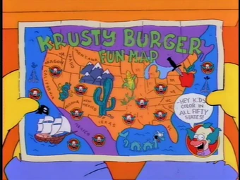 Krusty Burger Fun Map Simpsons Wiki Fandom