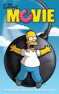 The Simpsons Movie Homer on Wrecking Ball Poster