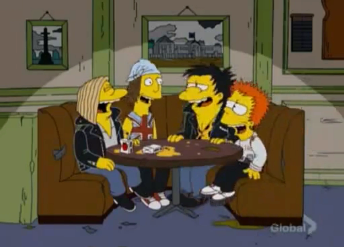 Sex Pistols | Simpsons Wiki | Fandom, image size:1199x862