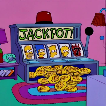 The simpsons slot machines