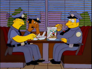 Cops in Krusty Burger