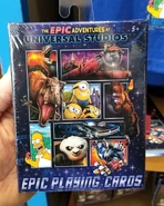 The Epic Adventures at Universal Studios Playing Cards.