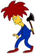 Bob with an axe.