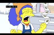 Marge is swearing which it is not pixelated before the episode went aired.