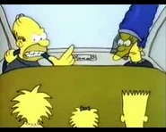 Marge and Homer grounded their children for two weeks.