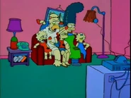 Frankenstein's Dismembered Family couch gag