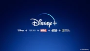 The Disney+ logo with Disney's brands.