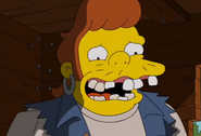 Snake shows Bart his smile
