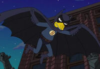 Fruit Bat Man w locie