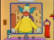 Krusty without his distinctive pacemaker scar and third nipple