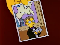 Smithers z pieskiem