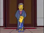 Skinner simultaneously scolds and praises Bart