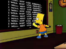 Another Simpsons Clip Show - Chalkboard Gag