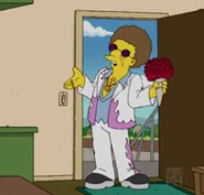 Appearing at Edna's door to describe himself as "Super Christian" in "Bart Gets a "Z""