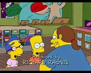 Radioactive Man (009).jpg (234 KB) Bart's hat flying away after he hears about the upcoming Radioactive Man movie.