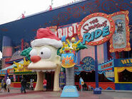 The Simpsons Ride at Christmas Time